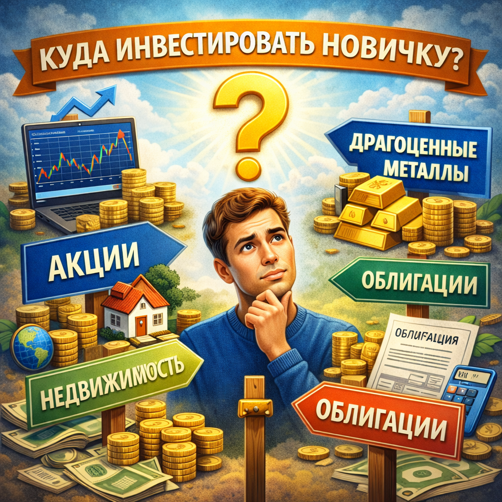 куда инвестировать новичку