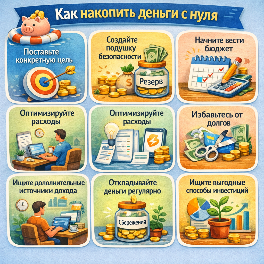 как накопить деньги