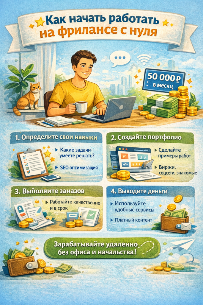 Как начать работать на фрилансе с нуля: полный разбор для новичков